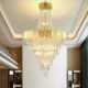 Beautiful Crystal Pendant Light Fixture For Living Room Hotel