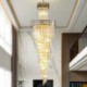 Hanging Light Living Room Hotel Modern Crystal Luxury Pendant Light