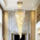 Hanging Light Living Room Hotel Modern Crystal Luxury Pendant Light