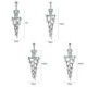 Ceiling Light Fixture Livingroom Hotel Lobby Modern K9 Crystal Pendant Lamp