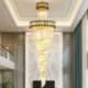 Modern Spectacular K9 Ceiling Light Living Room Hotel Crystal Pendant Light