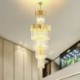 Dining Living Room Foyer Modern Crystal Ceiling Light Fixture Pendant Lamp