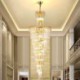 Pendant Light Living Room Hotel Lamp Modern Crystal Ceiling Light