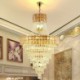 For Living Room Bedroom Modern Elegant Crystal Pendant Light Conical Ceiling Light