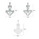 For Living Room Lobby Modern Crystal Pendant Light Round Ceiling Lighting Fixture