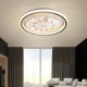 Intelligent Ceiling Fan with Stepless Dimming Light for Kitchen, Dining Room, and Bedroom Decoration