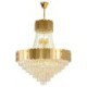 Bedroom Dinning Room Modern Crystal Gold K9 Hanging Pendant Ceiling Light