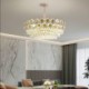 Ceiling Lighting Fixture with Modern Crystal Pendant Light for Living Room Bedroom