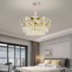 Ceiling Lighting Fixture with Modern Crystal Pendant Light for Living Room Bedroom