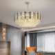 Crystal Round Ceiling Light European Pendant Light for Living Room Dining Room