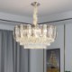 Crystal Round Ceiling Light European Pendant Light for Living Room Dining Room