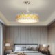 Crystal Round Ceiling Light Fixture for Living Room Dining Room European LED Pendant Light