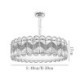 Crystal Round Ceiling Light Fixture for Living Room Dining Room European LED Pendant Light