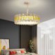 Crystal Round Ceiling Light Fixture for Living Room Dining Room European LED Pendant Light