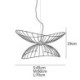 Minimalist Decor Pendant Light 1 Light Modern Hat Chandelier