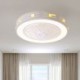 Invisible Ceiling Fan With Light For Restaurant Bedroom Ultra-thin Ceiling Fan Light