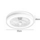 Invisible Ceiling Fan With Light For Restaurant Bedroom Ultra-thin Ceiling Fan Light