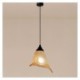 Bedroom Living Room Creative Petal Glass Pendant Lamp Single Light Fixture