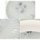 Remote Controlled LED Fan Ceiling Light Trichromatic Dimming