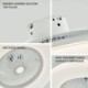 Remote Controlled LED Fan Ceiling Light Trichromatic Dimming