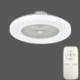 Remote Controlled LED Fan Ceiling Light Trichromatic Dimming