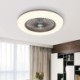 Remote Controlled Trichromatic Dimming LED Fan Ceiling Light