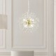 Elegant Chandelier Bedroom Office LED Dandelion Crystal Pendant Light