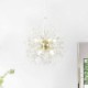 Elegant Chandelier Bedroom Office LED Dandelion Crystal Pendant Light