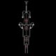 Living Room Lobby European Long Pendant Crystal Chandelier