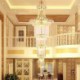 Long Pendant Crystal Chandelier Living Room Lobby Elegant