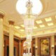 Long Pendant Crystal Chandelier Living Room Lobby Elegant