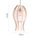 Nordic Wood Fish Pendant Light (DIY)