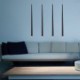 Restaurant Lighting Contemporary LED Pendant Light Cylinder Shape Lamp Meteor Rain Light