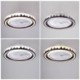 3 Speed Round LED Fan Ceiling Light Living Room Kids Room Light Fixture with Remote