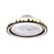 3 Speed Round LED Fan Ceiling Light Living Room Kids Room Light Fixture with Remote