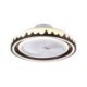 3 Speed Round LED Fan Ceiling Light Living Room Kids Room Light Fixture with Remote