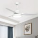 LED Ceiling Fan with 3 Blades and Remote Control