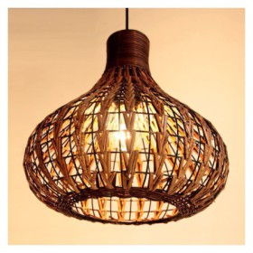 Natural Design Hand-Made Rattan Pendant Light 40W