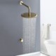 Optional Brushed Gold / Chrome / Black Concealed Rain Head Mixer Shower System