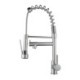 Modern Sprayer Kitchen Faucet with Brushed Single Handle