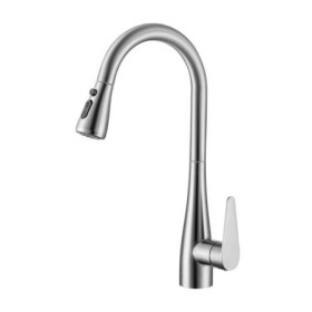 Kitchen Sink Faucet with Single Handle and Pull Out Sprayer