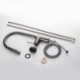 Gun Gray High Arc Single Hole Pull Out Kitchen Sink Faucets