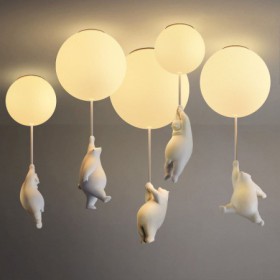 Nordic Balloon Ceiling Light Acrylic Pendant Light For Children's Bedrooms