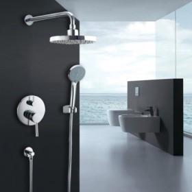 Chrome Faucet Basin Tap Hot Cold Mixer Tap with Single Handle