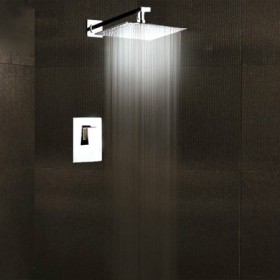 Bathroom Shower In-Wall Chrome Shower System
