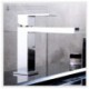 Deck Mounted Basin Tap Modern Chrome Bathroom Sink Faucet
