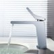 Waterfall Deck Mount Bathroom Sink Faucet in Chrome