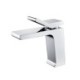 Waterfall Deck Mount Bathroom Sink Faucet in Chrome