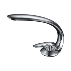 Chrome/Black/Nickel Brushed Vessel Faucet Bathroom Sink Faucet Creative Curved Basin Tap