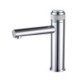 Bathroom Countertop Mixer Tap Brass Basin Faucet Creative Push Button Switch Design (Short)